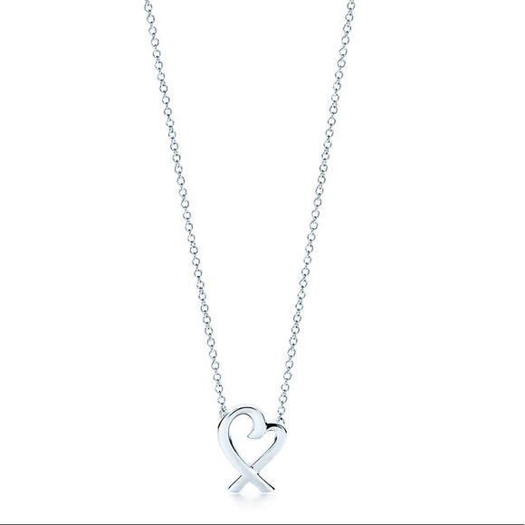 Jewelry - Tiffany & Co. Silver Loving Heart Necklace